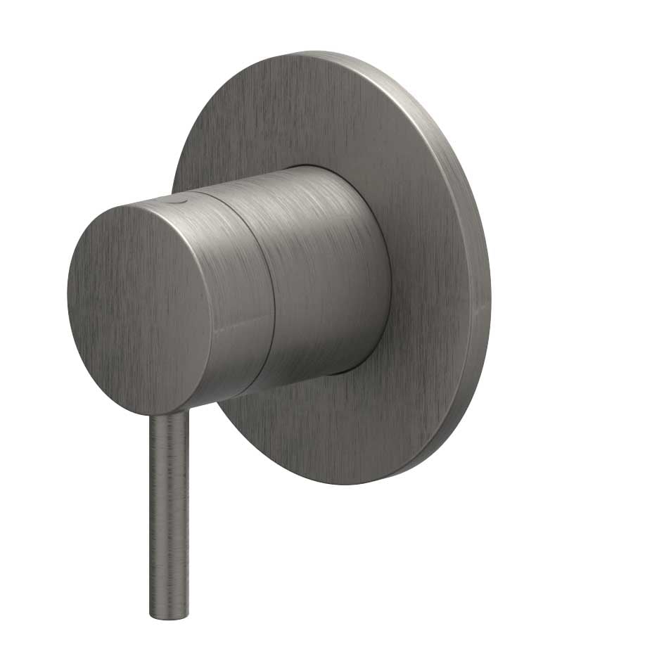 IVY Bond Afbouwdeel inbouw 2-weg omstel - Geborsteld metal black PVD - 6201106