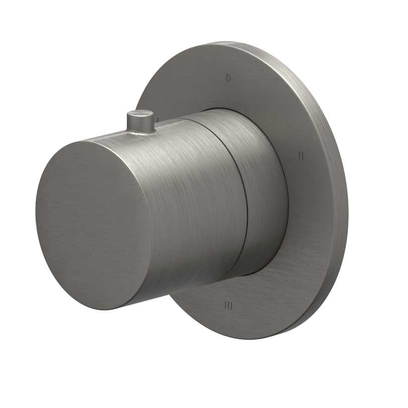 IVY Bond Afbouwdeel 3-weg stop-omstel symmetry met rond rozet - Geborsteld nickel PVD - 6202446