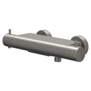 IVY Bond Badthermostaatkraan opbouw cooltouch met cascade uitloop - Geborsteld metal black PVD - 6301056