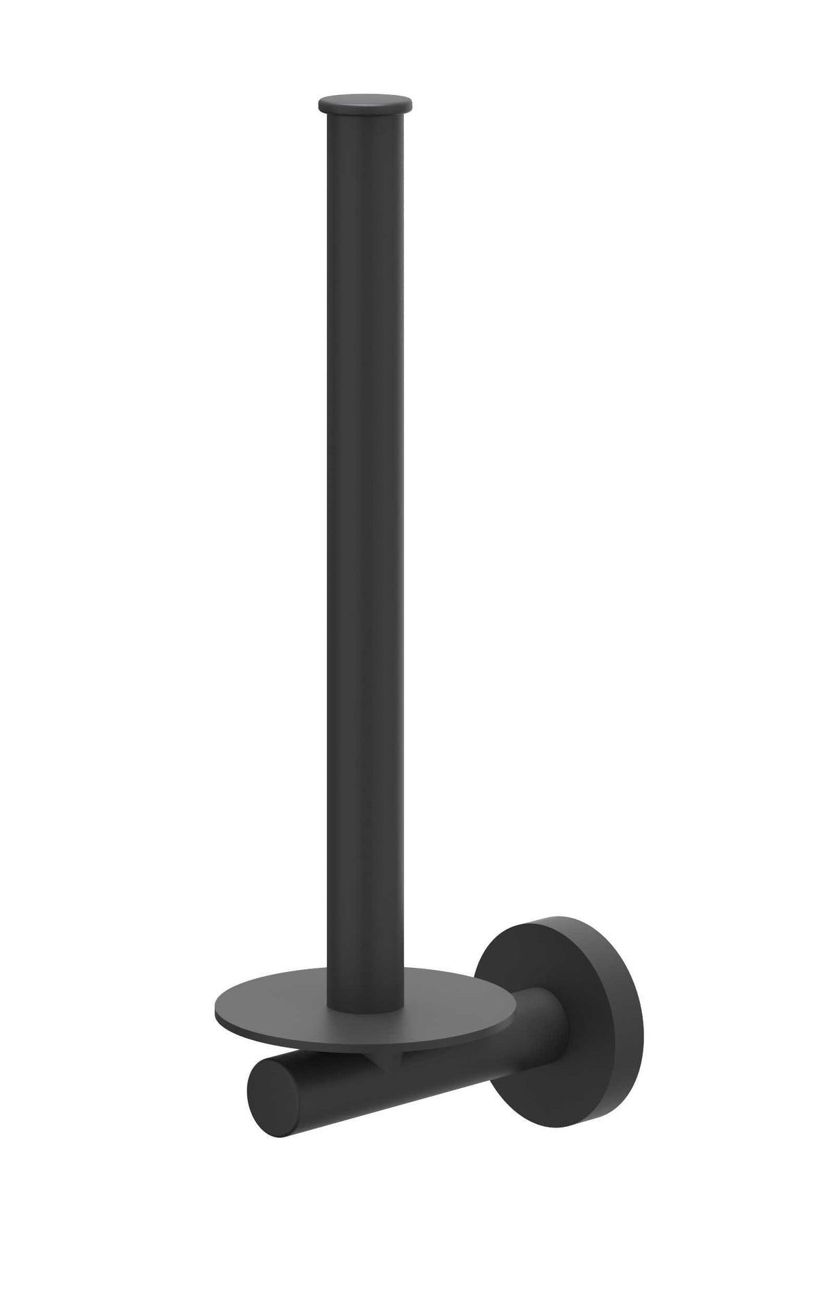 IVY Bond Reserverolhouder wandmodel, 2 rollen - Mat zwart PED - 6500402