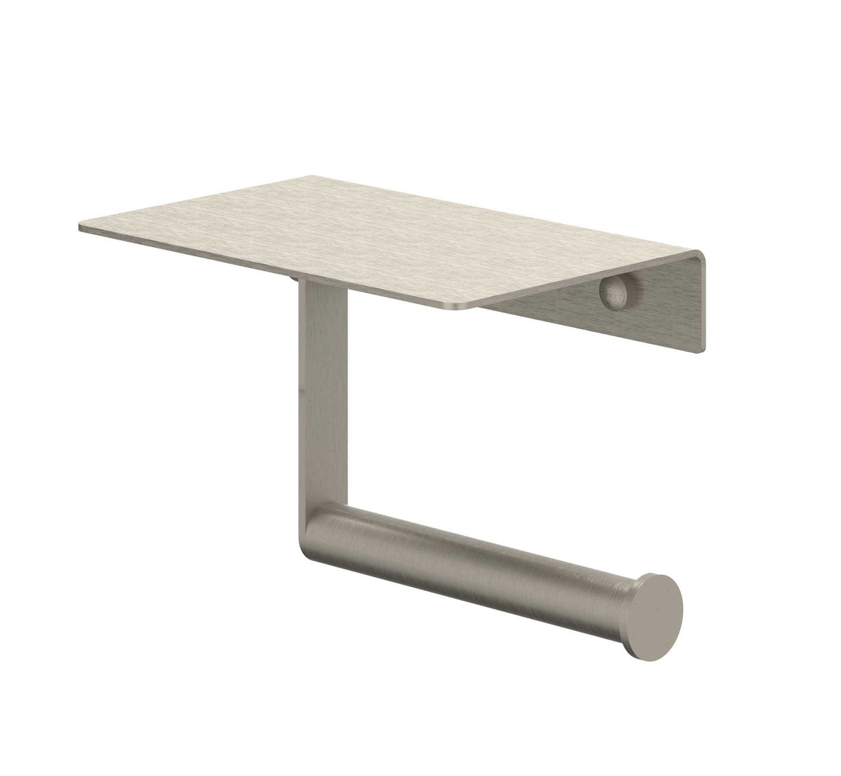 IVY Bond Toiletrolhouder met plateau - Geborsteld nickel PVD - 6500503