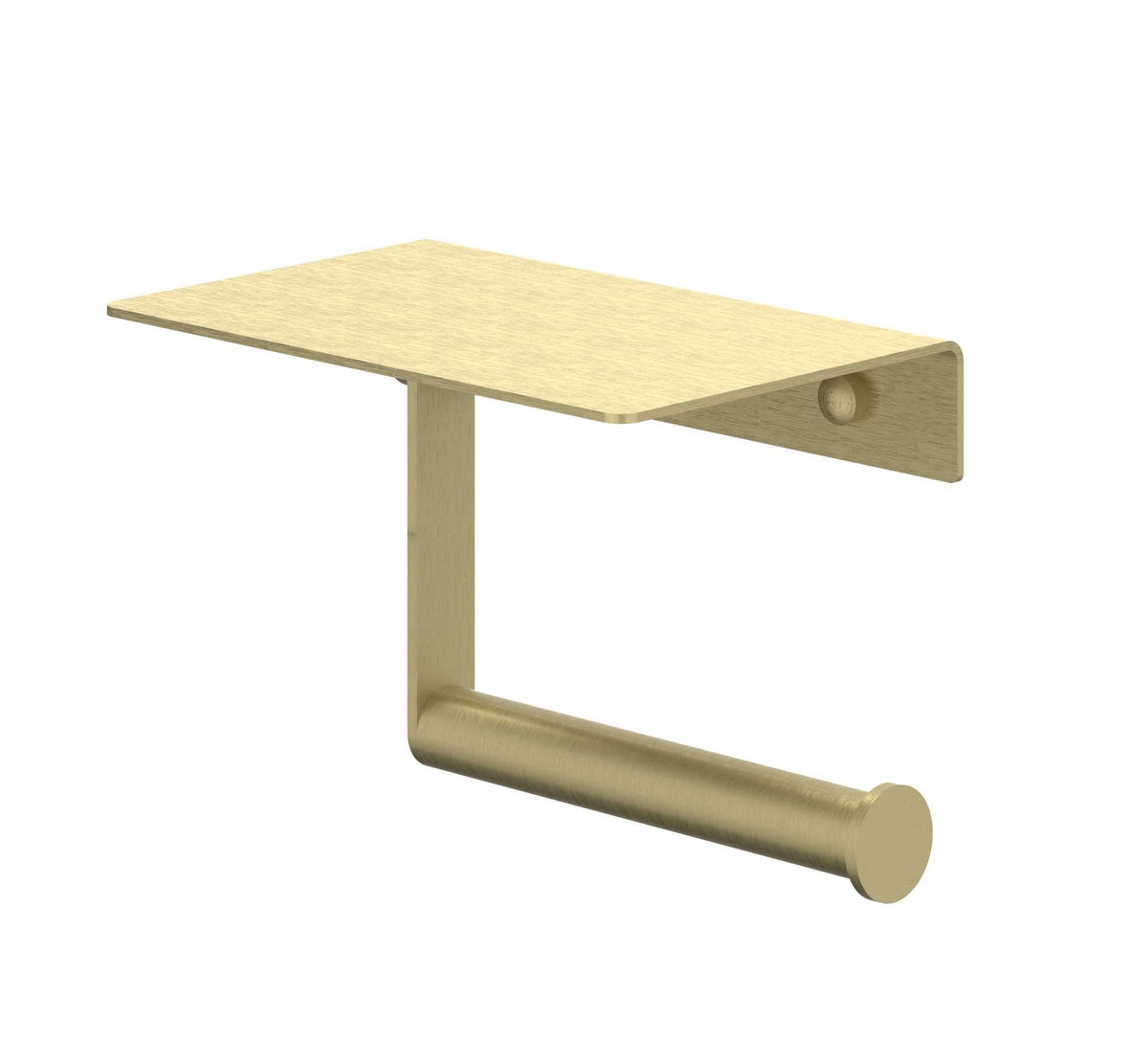 IVY Bond Toiletrolhouder met plateau - Geborsteld mat goud PVD - 6500504
