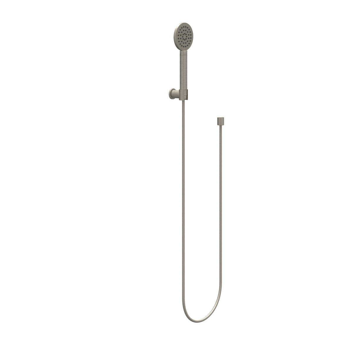 IVY Bond Handdoucheset rond satin spray met verstelbare wandsteun en doucheslang - Geborsteld nickel PVD - 6901103