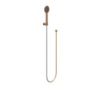 IVY Bond Handdoucheset rond satin spray met verstelbare wandsteun en doucheslang - Geborsteld mat koper PVD - 6901105