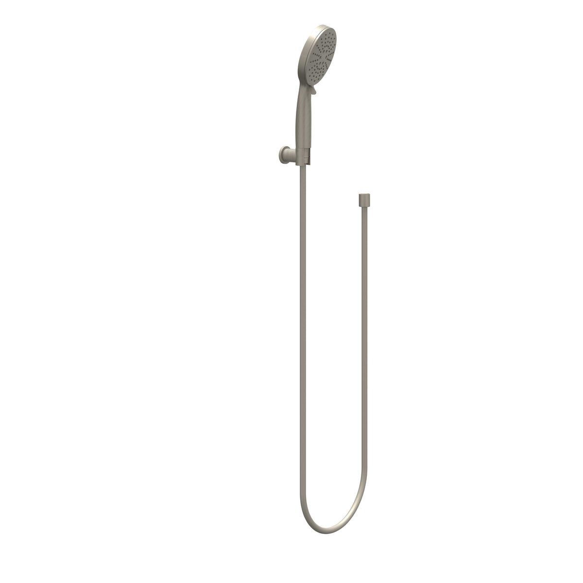 IVY Bond Handdoucheset verstelbaar 3 standen met verstelbare wandsteun en doucheslang - Geborsteld nickel PVD - 6901113