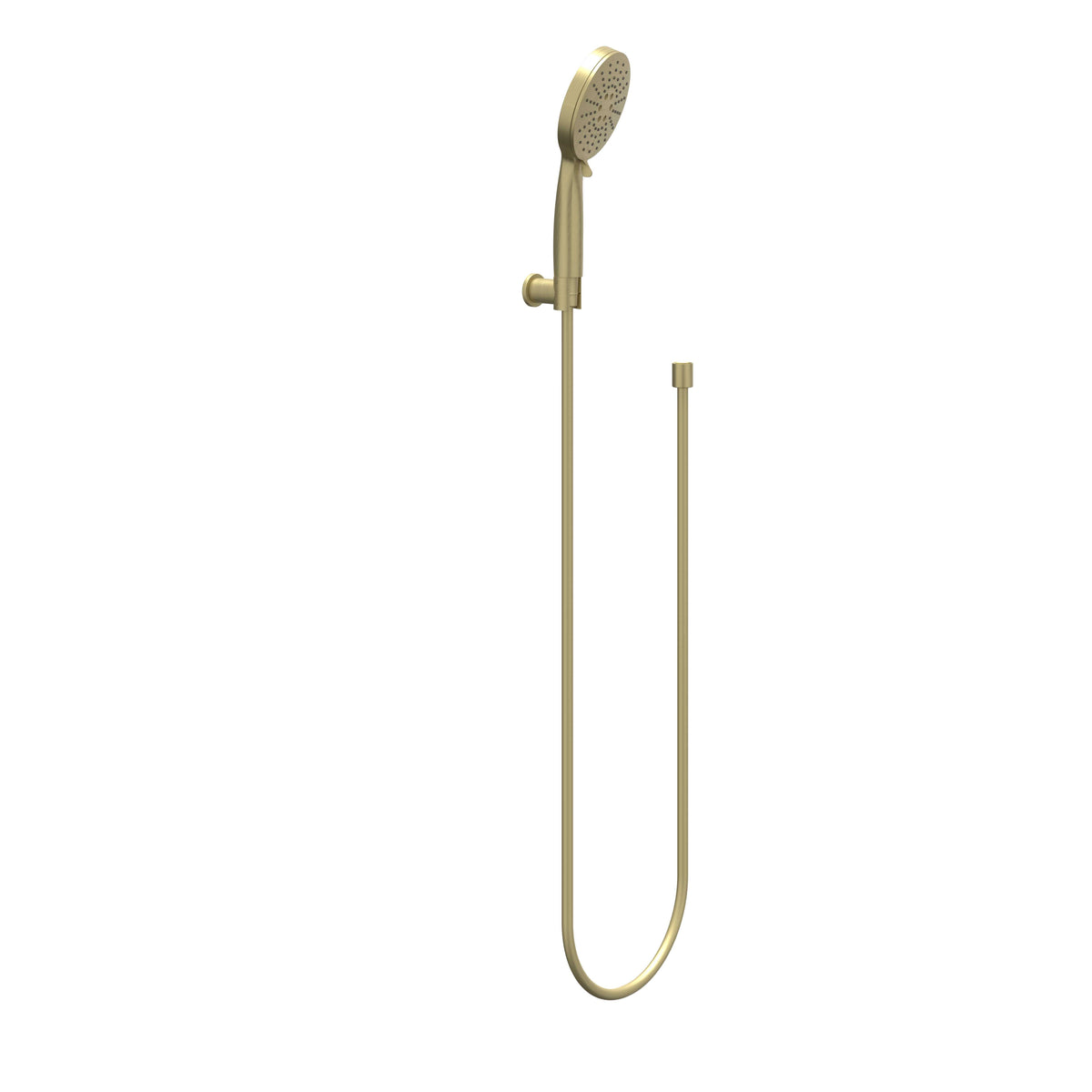IVY Bond Handdoucheset verstelbaar 3 standen met verstelbare wandsteun en doucheslang - Geborsteld mat goud PVD - 6901114