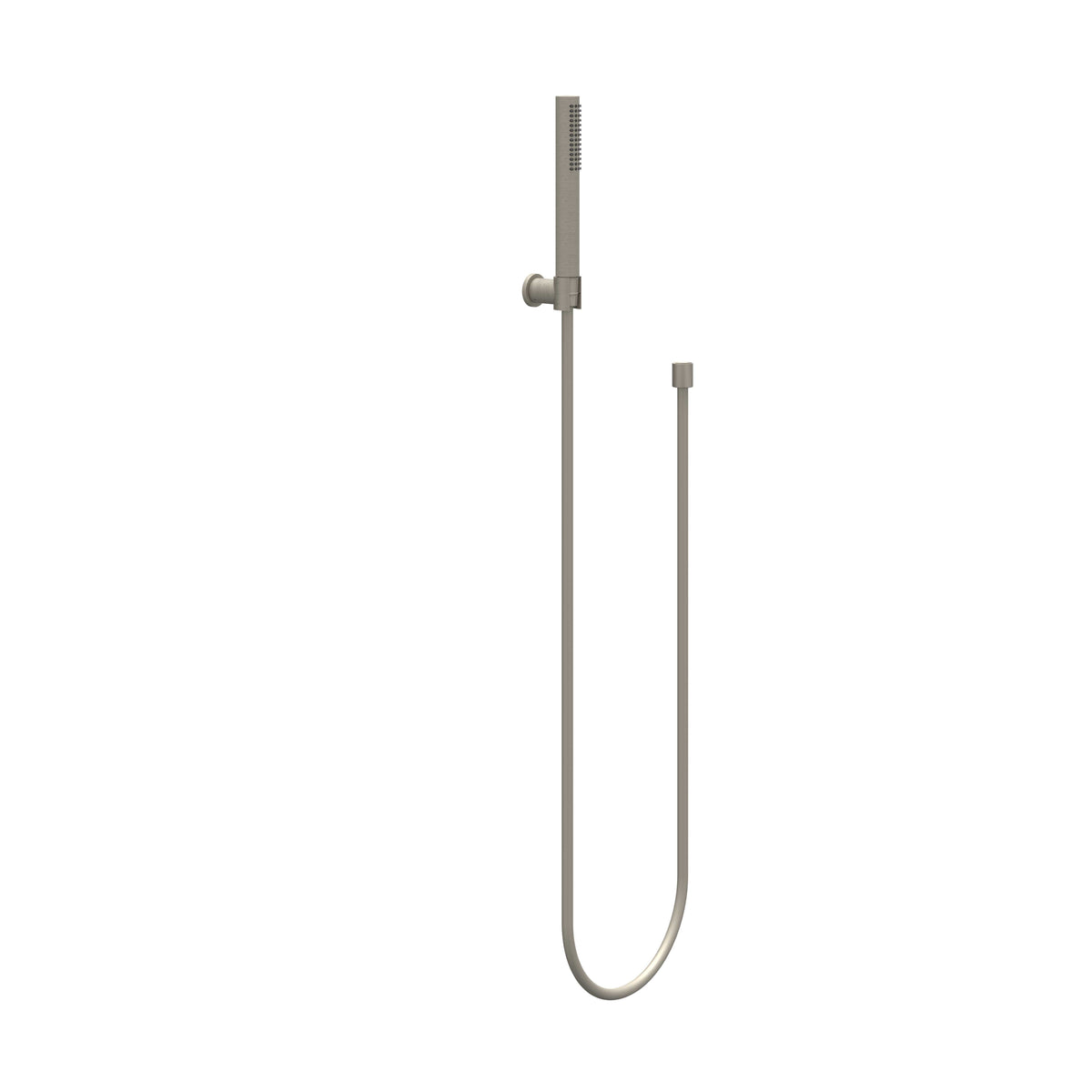 IVY Bond Badrandcombinatie 3-gats bladmontage Handdoucheset staafmodel met verstelbare wandsteun en doucheslang - Geborsteld nickel PVD - 6901123