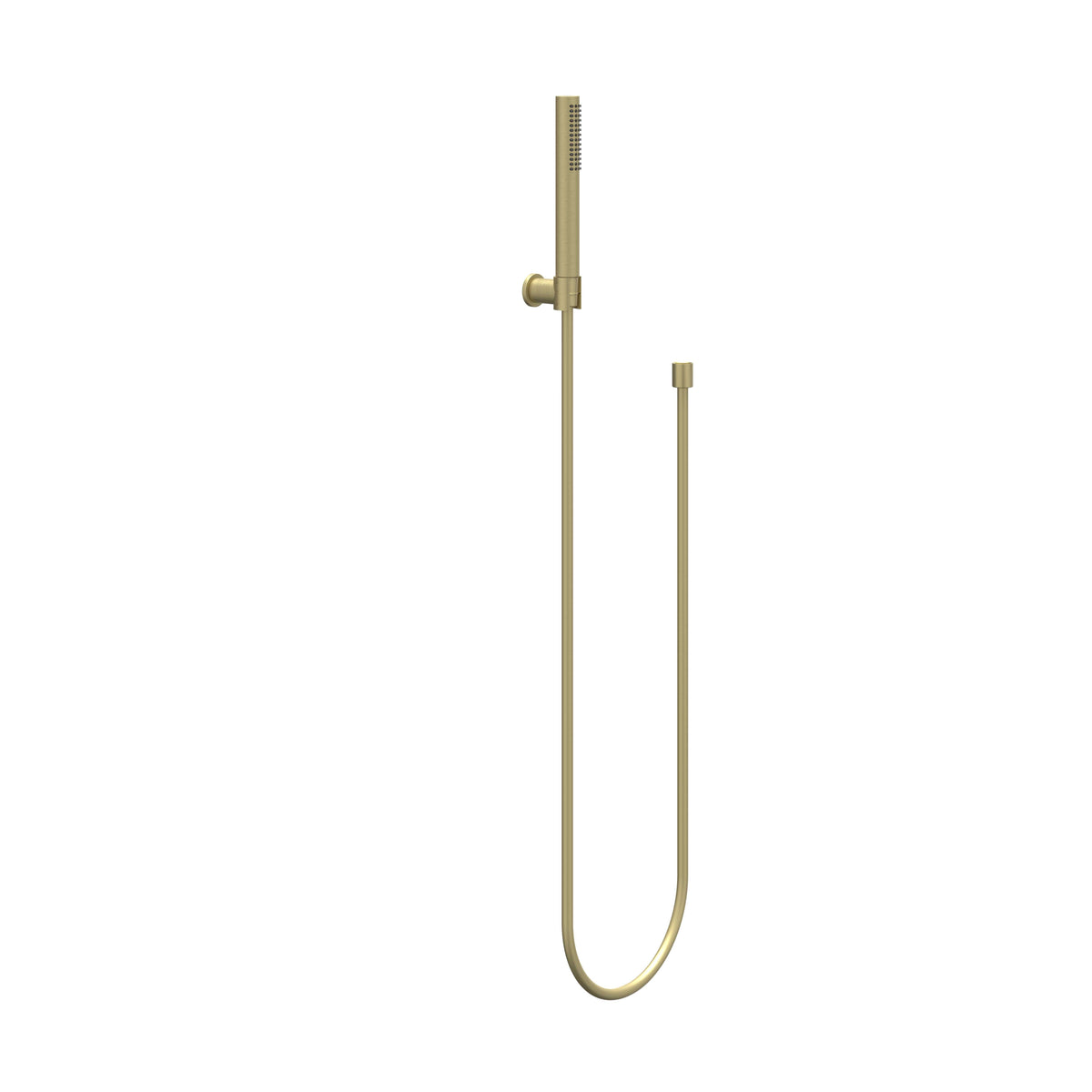 IVY Bond Badrandcombinatie 3-gats bladmontage Handdoucheset staafmodel met verstelbare wandsteun en doucheslang - Geborsteld mat goud PVD - 6901124
