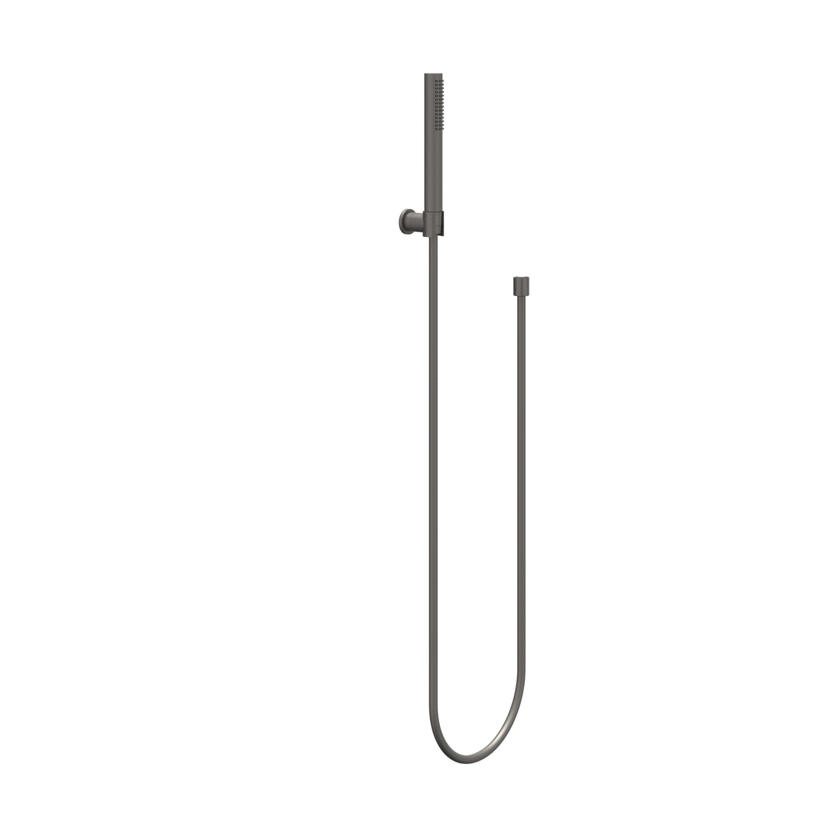 IVY Bond Badrandcombinatie 3-gats bladmontage Handdoucheset staafmodel met verstelbare wandsteun en doucheslang - Geborsteld metal black PVD - 6901126