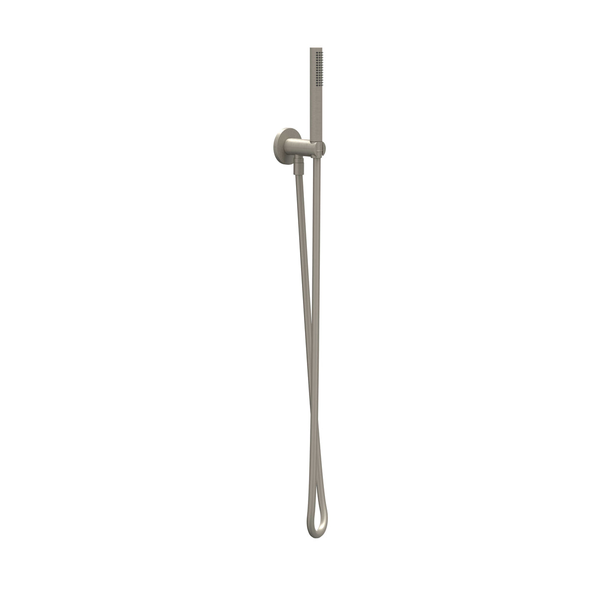 IVY Bond Glijstangset met handdouche staafmodel en doucheslang - Geborsteld nickel PVD - 6901153