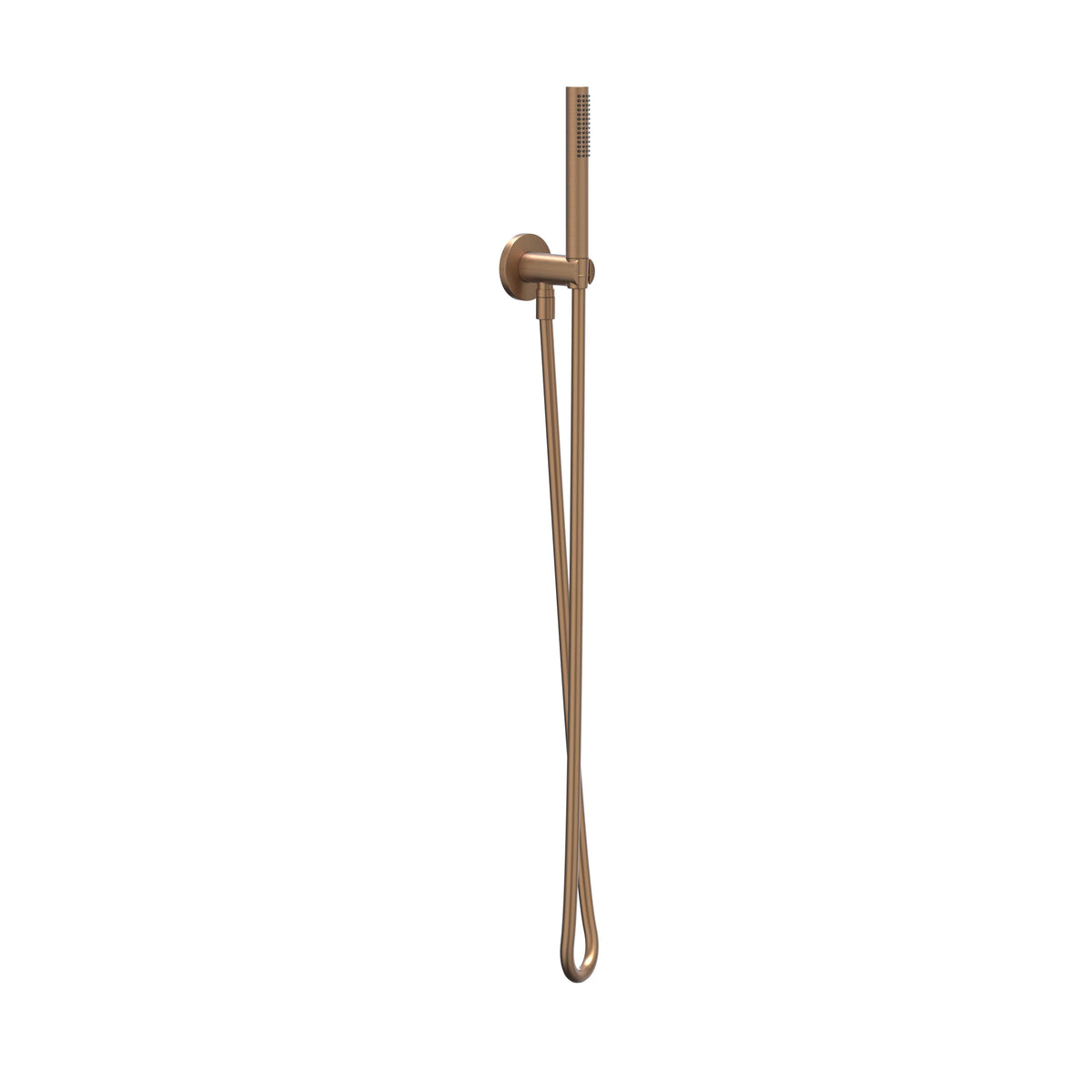 IVY Bond Glijstangset met handdouche staafmodel en doucheslang - Geborsteld mat koper PVD - 6901155