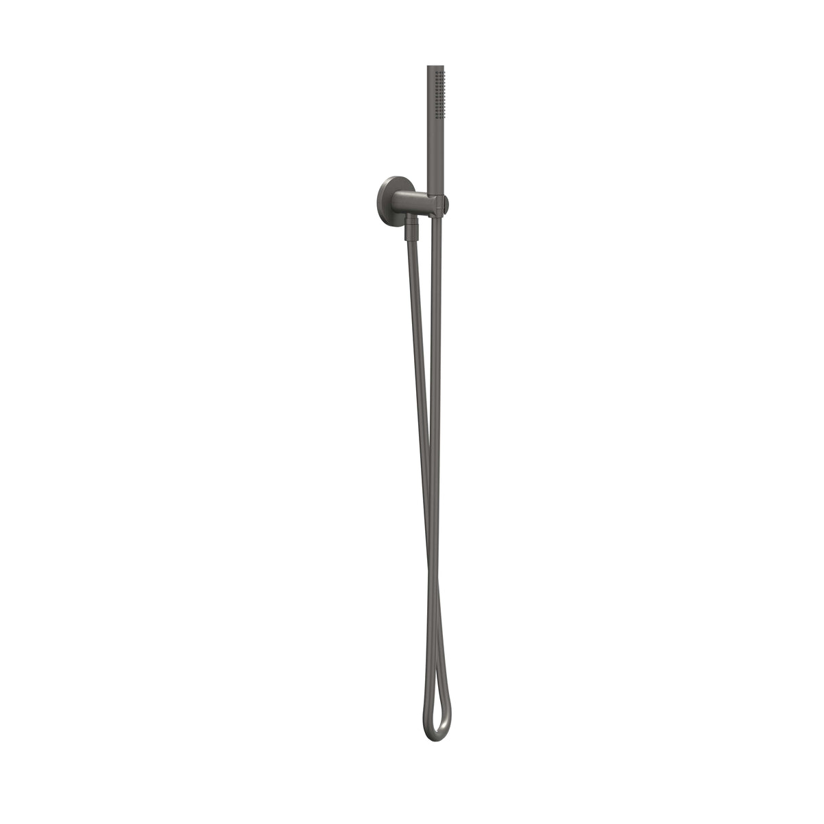 IVY Bond Glijstangset met handdouche staafmodel en doucheslang - Geborsteld metal black PVD - 6901156