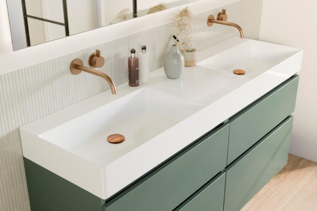 Primabad Blend badmeubelset 160 cm symmetrisch met spiegelkast
