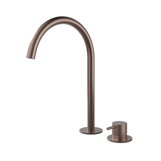 Hotbath Cobber Wastafelmengkraan 2-gats Hoog Model