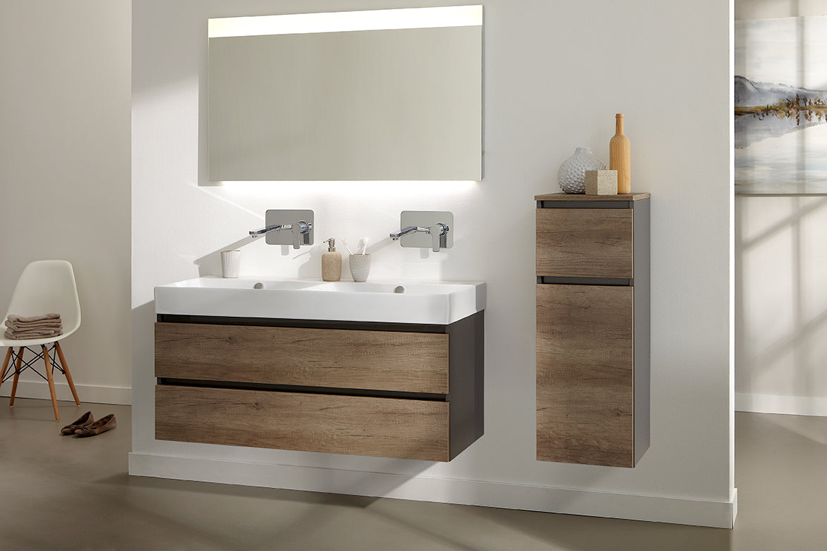 Primabad Coast badmeubelset 120 cm met spiegel