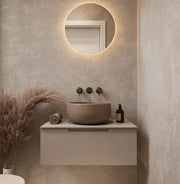 HIPP Design Toiletspiegel rond met indirecte LED verlichting rondom | SPV T05