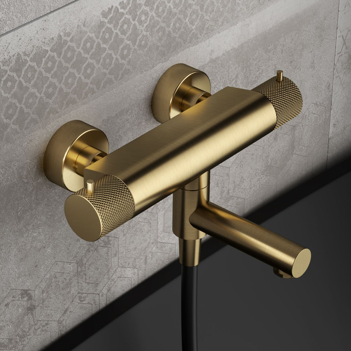 Hotbath Cobber X Thermostatische badmengkraan met wegdra aibare omstel uitloop - CX020BBP