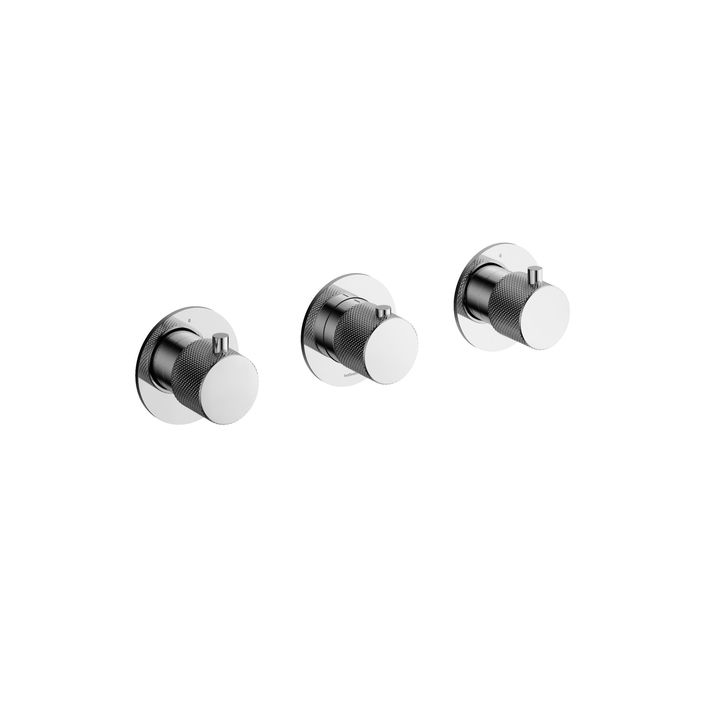Hotbath Cobber X CX7067EXT afbouwdeel douchethermostaat met 2 stopkranen