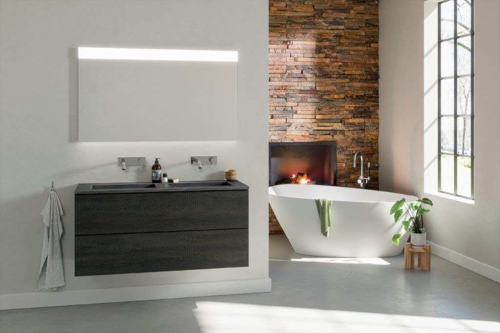 Primabad Coast badmeubelset 80 cm met spiegelkast