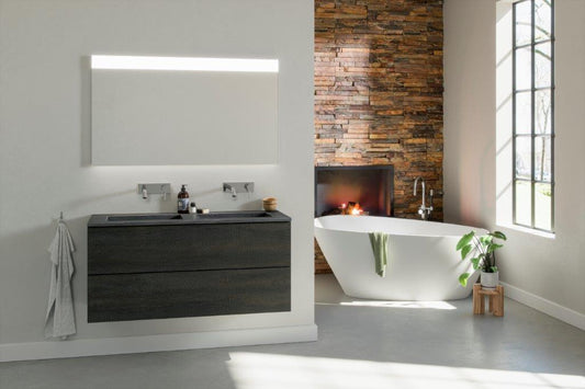 Primabad Coast badmeubelset 120 cm met spiegelkast