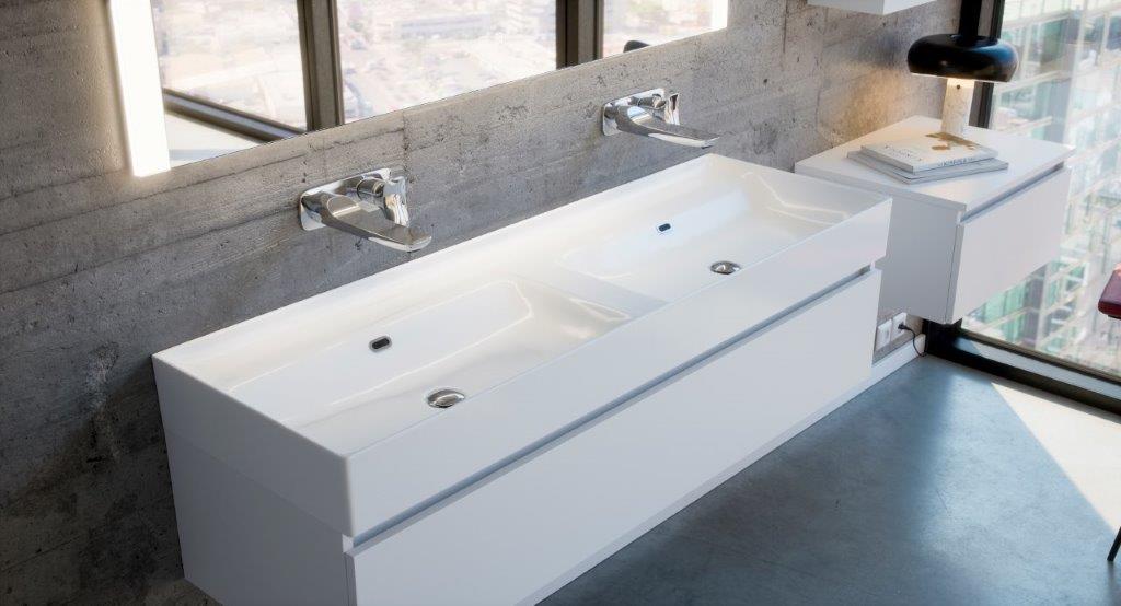 Primabad Coast badmeubelset 140 cm met spiegelkast