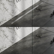 BRAUER Douchegoot met multifunctioneel rooster en flens - DR-MRF180NG