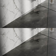 BRAUER Douchegoot met multifunctioneel rooster en flens voor wandmontage - DR-MRFW70NG