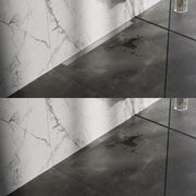 BRAUER Douchegoot met multifunctioneel rooster en flens voor wandmontage - DR-MRFW90NG