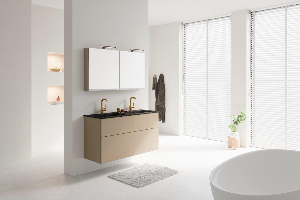 Primabad Dawn badmeubelset 120 cm met spiegel