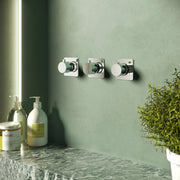 Hotbath Gal GL7067EXT afbouwdeel voor inbouwthermostaat met 2 stopkranen