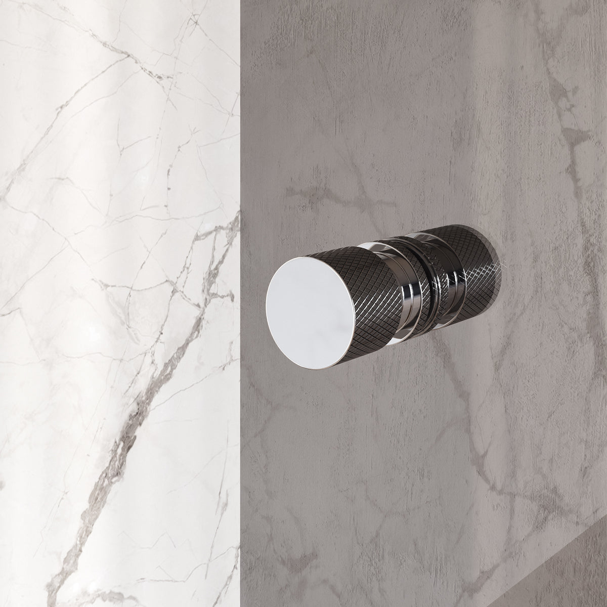 BRAUER Void Carving nisdeur 2-delig omkeerbaar met draaideur 60 aan muur