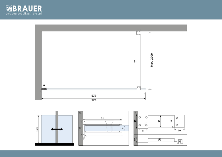 BRAUER Void inloopdouche
