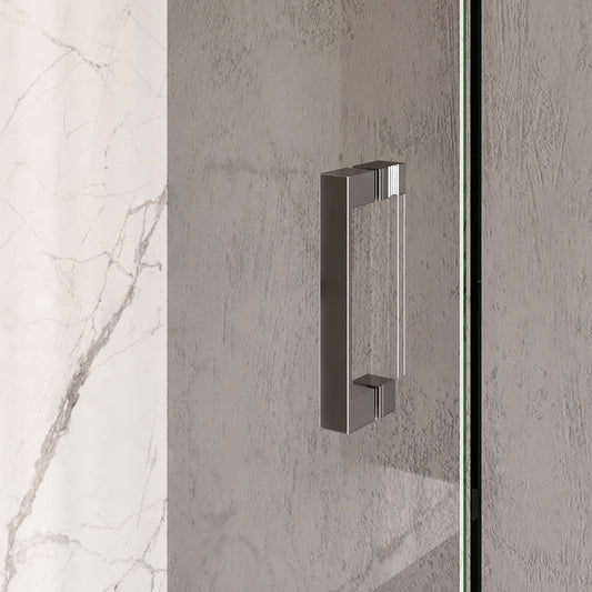 BRAUER Void nisdeur 2-delig omkeerbaar met draaideur 60 aan glas