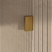 BRAUER Void nisdeur 2-delig helder glas omkeerbaar met draaideur 70 aan glas PVD goud