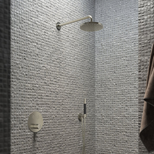 Hotbath Cobber Complete thermostatische douche InBouwSet Cobber met 2 pushbuttons
