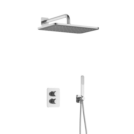 Hotbath Gal Complete thermostatische douche InBouw Set Gal met 2-weg stop-omstel met GL106