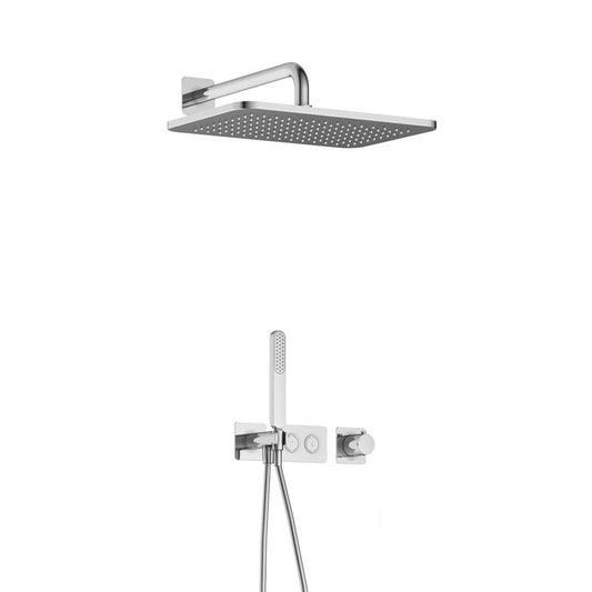 Hotbath Gal Complete thermostatische douche InBouw Set Gal met 2 pushbuttons met GL106