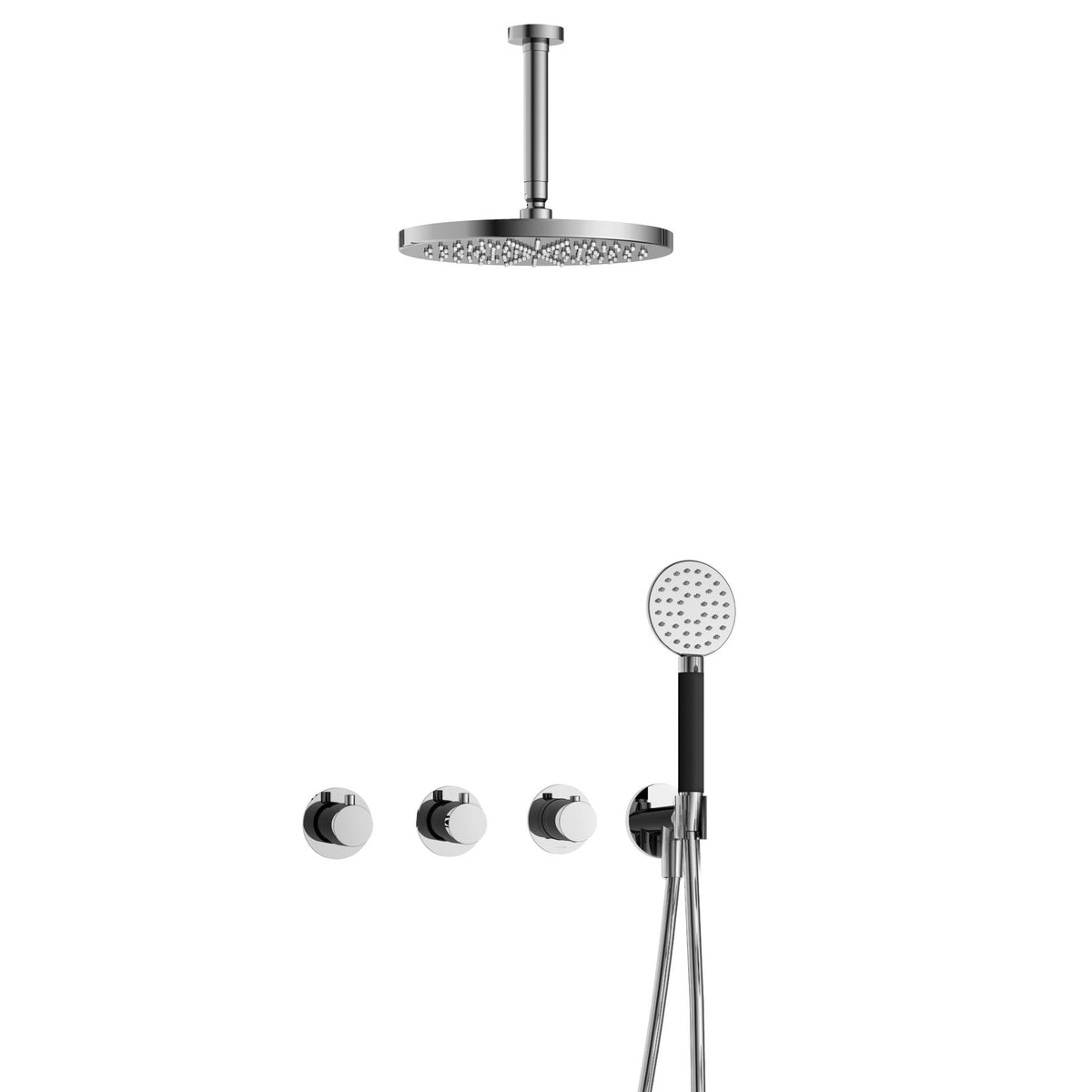 Hotbath Cobber IBS Cobber 70 2 stopkranen Ronde hand, P lafondbuis en M106