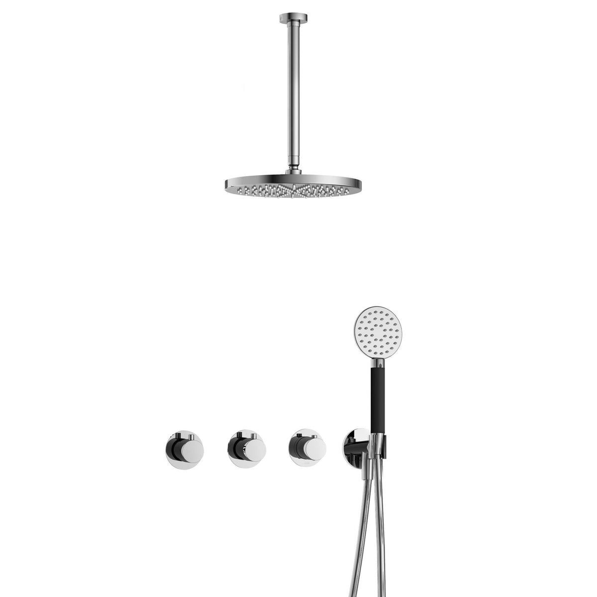 Hotbath Cobber IBS Cobber 70 2 stopkranen Ronde hand, P lafondbuis en M106