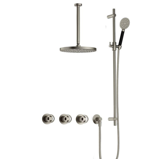 Hotbath Cobber @Work IBSW70 thermostatische inbouw doucheset met 2 stopkranen