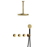 Hotbath Cobber X IBS CX7067 AB ronde handdouche plafondbuis