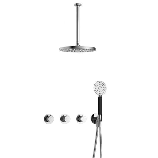 Hotbath Cobber X IBS CX7067 AB ronde handdouche plafondbuis