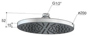 Hotbath Cobber Inbouw Doucheset IBS21 met 2-weg omstel, ronde handdouche en glijstang