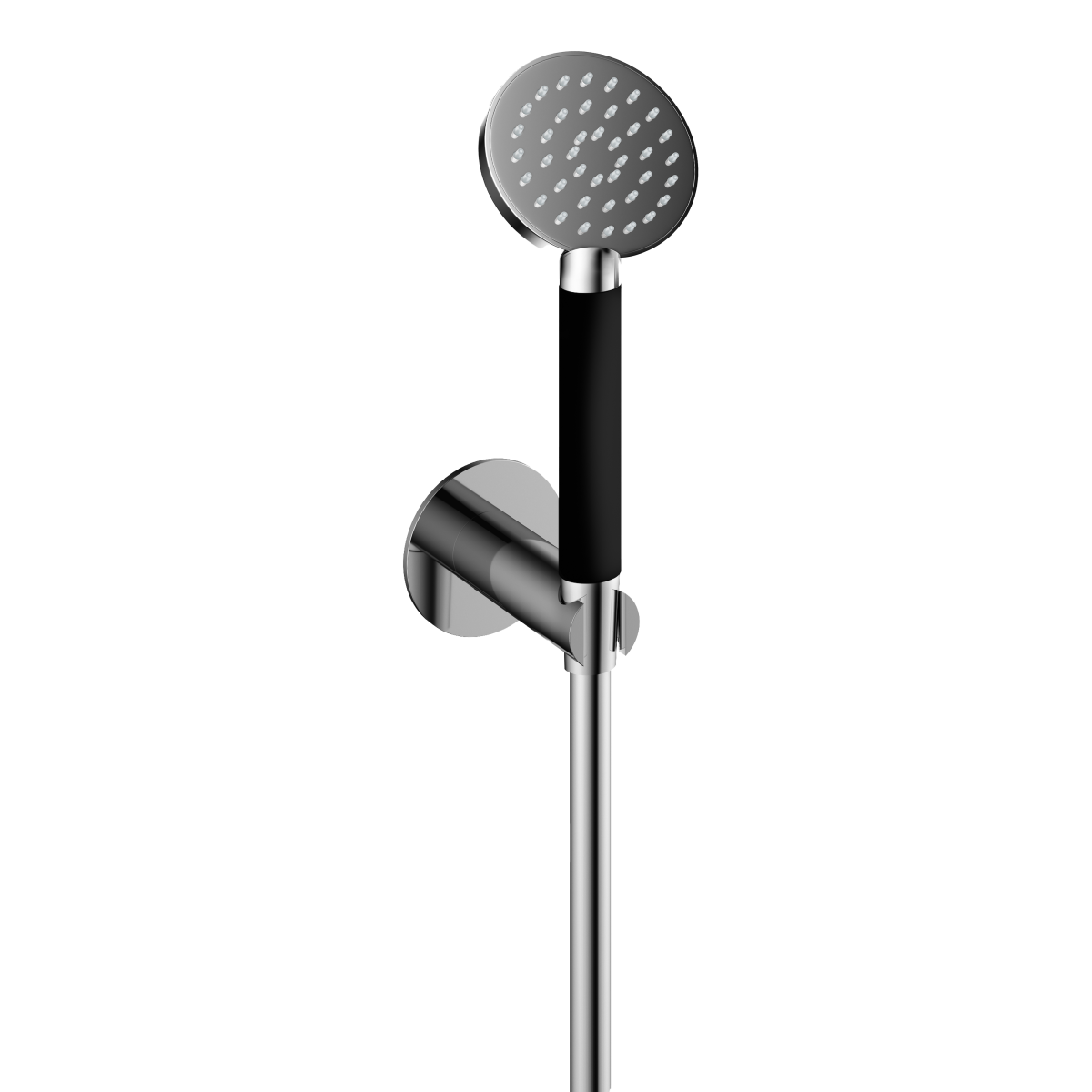Hotbath Cobber M444 handdoucheset met ronde handdouche, wandhouder en doucheslang 150 cm