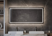 Fade spiegel met directe en indirecte verlichting rondom incl. verwarming & dimbare touch - diverse afmetingen