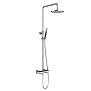 Hotbath Cobber X SDSX9 thermostatische stortdoucheset met ronde handdouche en 25 cm hoofddouche