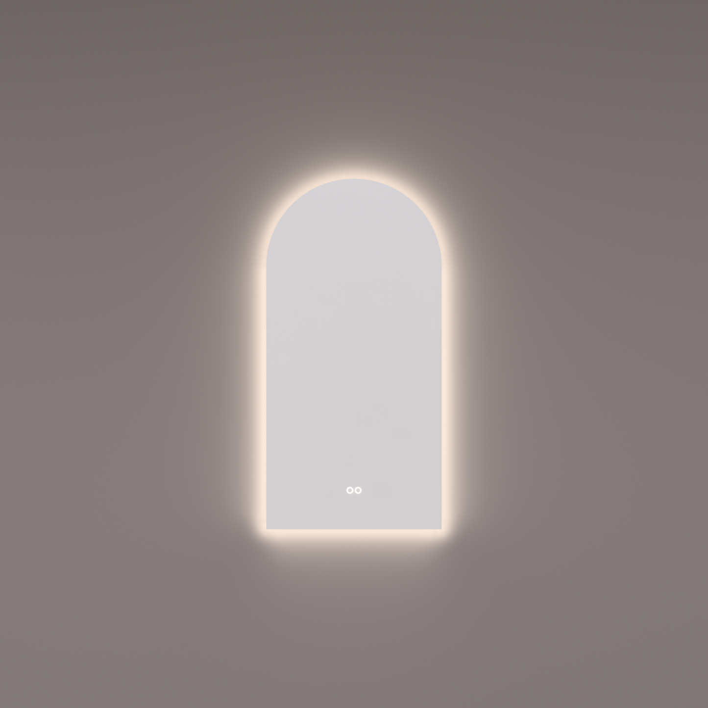 Voorraad spiegel TOOG met indirecte LED verlichting rondom 45x90x3 cm + spiegelverwarming + kleurenwissel + touch dimmer