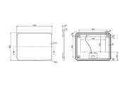 Hotbath Spiegel in aluminium frame / Soft Square incl direct & indirect LED, spiegelverwarming, color changing, dimbaar, dottless, met afstandsbediening