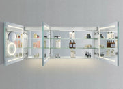 HIPP Design Luxe spiegelkast met LED baan rondom en indirecte LED verlichting onder | SPK 62000