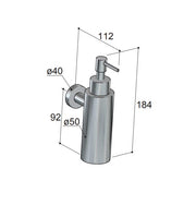 Hotbath Zeepdispenser Wandmodel